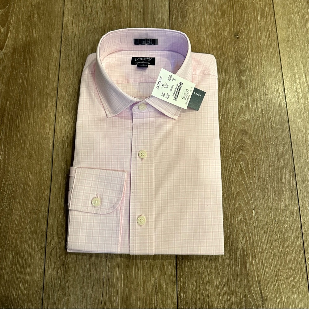 NWT JCrew performance button up shirt size small